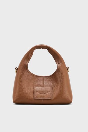 Marc Jacobs Logolu Çıkarılabilir Askılı Deri Çanta Kadın ÇANTA 2F5SMN019S01 212 TABA