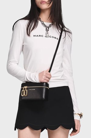 Marc Jacobs Logolu Çıkarılabilir Askılı Cross Body Kadın Çanta ÇANTA 2P6SMN009S01 001 SİYAH