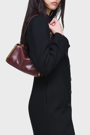 Marc Jacobs Deri Askılı Kadın Çanta ÇANTA 2P6HSH013H01 935 BORDO