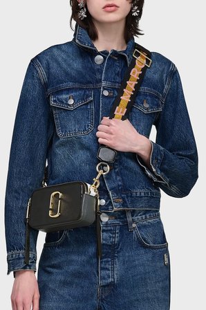 Marc Jacobs The Snapshot Ayarlanabilir Omuz Askılı Hakiki Deri Kadın Çanta ÇANTA 2P6HCR009H01 002 SİYAH