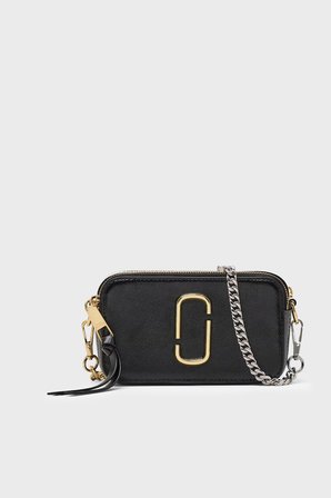 Marc Jacobs The Snapshot Ayarlanabilir Omuz Askılı Hakiki Deri Kadın Çanta ÇANTA 2P6HCR009H01 002 SİYAH