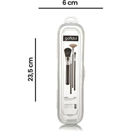 Gondol Plastik Makyaj Aksesuar ve Özel Eşya Kutusu Kalem Kutusu Multix Çok Amaçlı Organizer Kutu