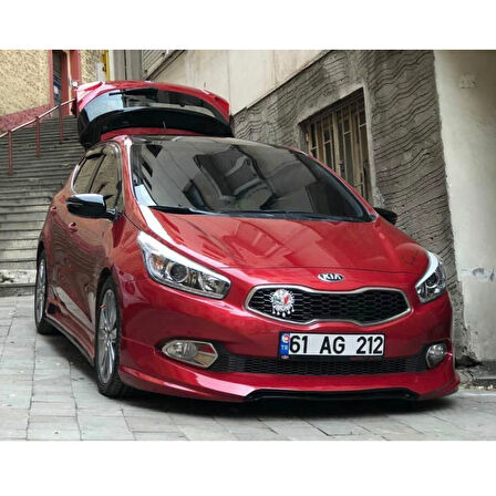 Sts Oto Aksesuar Kia Cerato Sinyalli Uyumlu 2016-2019 Batman Yarasa Ayna Kapağı Piano Black Abs Plastik