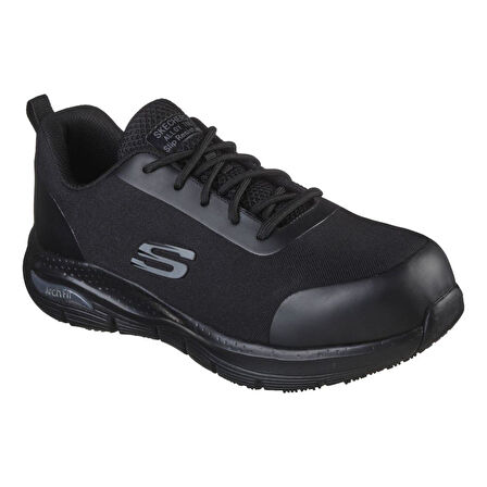 Skechers Arch Fit Ringstap Siyah Çelik Burunlu S3 SRC ESD İş Ayakkabısı