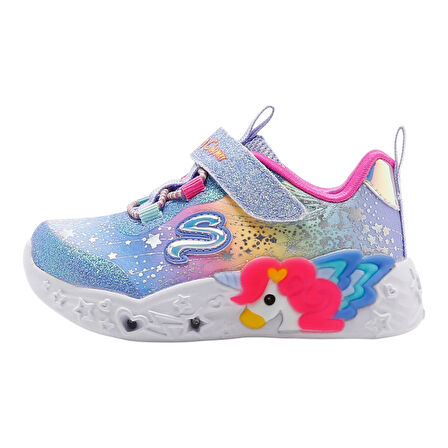 Kız Çocuk Mavi Işıklı Spor Ayakkabı S.302681N BLMT
