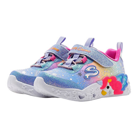 Kız Çocuk Mavi Işıklı Spor Ayakkabı S.302681N BLMT