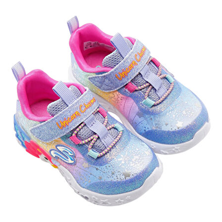 Kız Çocuk Mavi Işıklı Spor Ayakkabı S.302681N BLMT