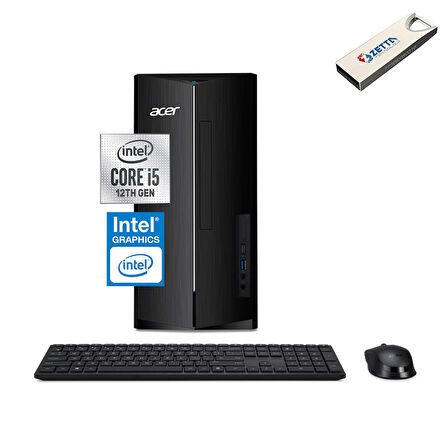 Acer Aspire TC-1760 Intel i5 12400 16 GB DDR4 RAM 512 GB SSD Intel UHD Graphics FreeDos Masaüstü Bilgisayar 