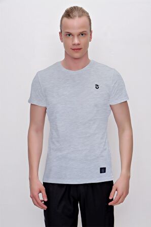 TSHİRT BİSİKLET YAKA İÇ LOGOLU