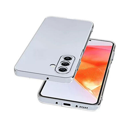 Gpack Samsung Galaxy A17 uyumlu Kılıf Süper Silikon Kamera Korumalı Şeffaf