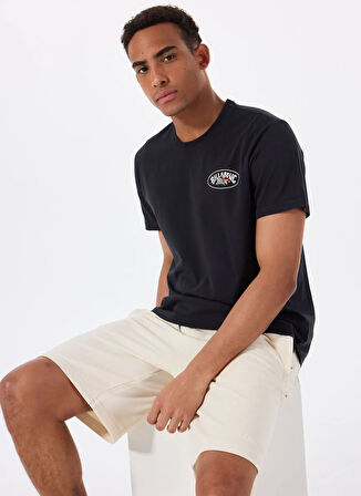 Billabong ORBIT ARCH PREMIUM SS 24A351502 Siyah Bisiklet Yaka Regular Fit Düz Erkek T-Shirt