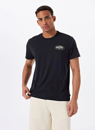 Billabong ORBIT ARCH PREMIUM SS 24A351502 Siyah Bisiklet Yaka Regular Fit Düz Erkek T-Shirt