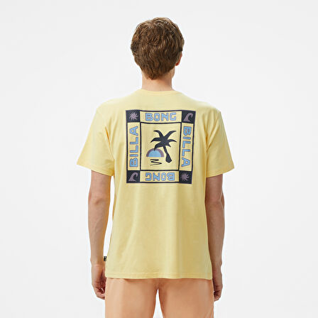 Billabong Window Premium Erkek Sarı T-Shirt
