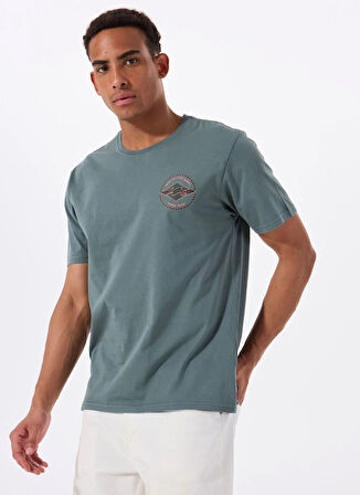 Billabong ROTOR DIAMOND REGULAR TEE 24A351540 Haki Bisiklet Yaka Regular Fit Düz Erkek T-Shirt