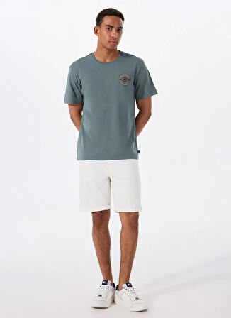 Billabong ROTOR DIAMOND REGULAR TEE 24A351540 Haki Bisiklet Yaka Regular Fit Düz Erkek T-Shirt