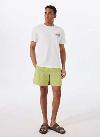 Billabong SCENIC ARCH ADIV SS 24A501539 Krem Bisiklet Yaka Regular Fit Düz Erkek T-Shirt