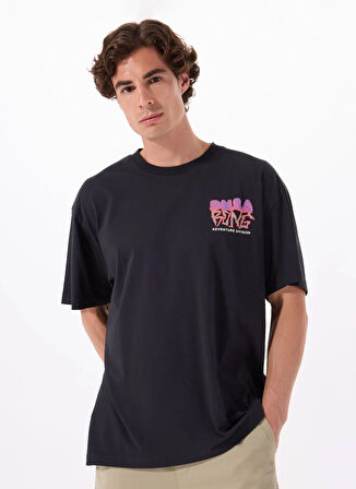 Billabong BUILT TO LAST OG ADIV SS 24A501546 Siyah Bisiklet Yaka Regular Fit Düz Erkek T-Shirt