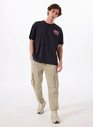 Billabong BUILT TO LAST OG ADIV SS 24A501546 Siyah Bisiklet Yaka Regular Fit Düz Erkek T-Shirt