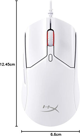 HyperX Pulsefire Haste 2 Beyaz Makrolu Optik Kablolu Oyuncu Mouse Teşhir