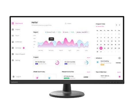 Lenovo  D32-45 67A0GAC2TK 31.5" 4ms 60Hz WLED VA Monitör