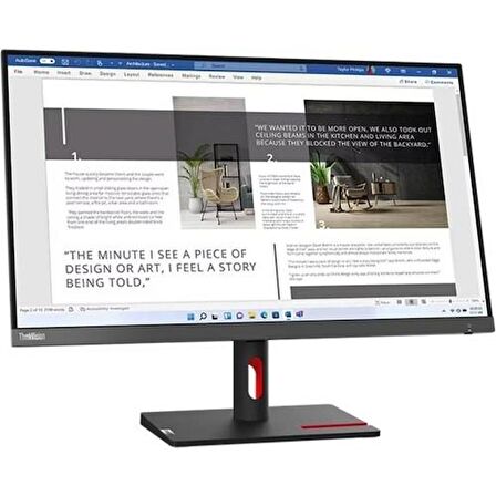 Lenovo Thinkvision S27I-30 63DFKAT4TK IPS 100 Hz 4ms HDMI VGA 27'' Monitör