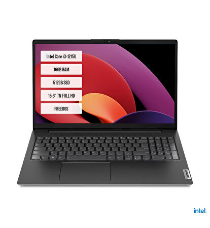 Lenovo V15 G3 IAP 82TT00A4TX Intel Core i3-1215U 16GB 512GB SSD 15.6" TN FreeDos Taşınabilir Bilgisayar