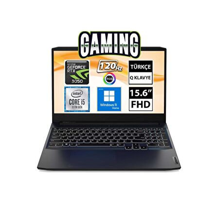 Lenovo IdeaPad Gaming 3 82K101HRTX i5-11320H 8GB 512SSD RTX3050 15.6" FullHD W11H Taşınabilir Bilgisayar