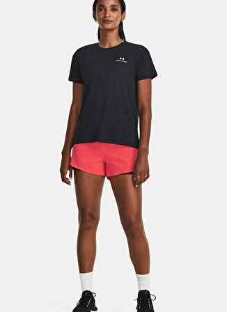 Under Armour 1379141-001-UA Vanish Energy SS 2.0 Siyah Bisiklet Yaka Normal Düz Kadın T-Shirt