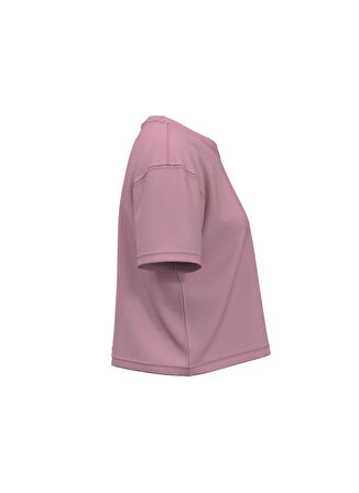 Under Armour Pembe Kız Çocuk Kısa Kollu Bol Kesim Düz T-Shirt 1379987-697 Motion SS