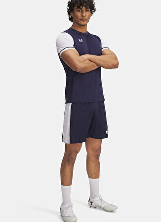 Under Armour 1379507-410-UA M Challenger Train Mavi Lastikli Bel Normal Düz Erkek Şort