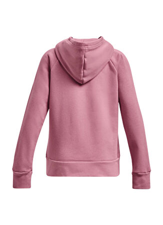 Under Armour Düz Kadın Pembe Sweatshırt 1379615-697 UA Rival Fleece BL Hood