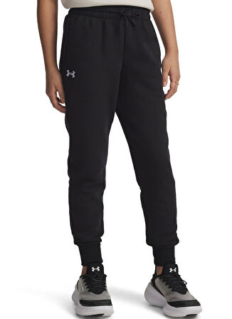 Under Armour Normal Paça Siyah Kız Çocuk Eşofman Altı 1379525-001-UA Rival Fleece Joggers