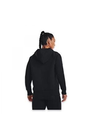 Under Armour 1379500 Ua Rival Fleece Hoodie Sweat Siyah Kadın Sweatshirt