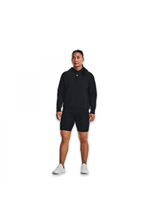 Under Armour 1379500 Ua Rival Fleece Hoodie Sweat Siyah Kadın Sweatshirt