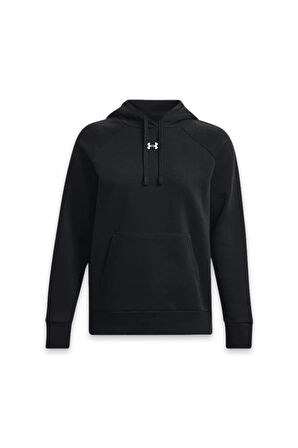 Under Armour 1379500 Ua Rival Fleece Hoodie Sweat Siyah Kadın Sweatshirt
