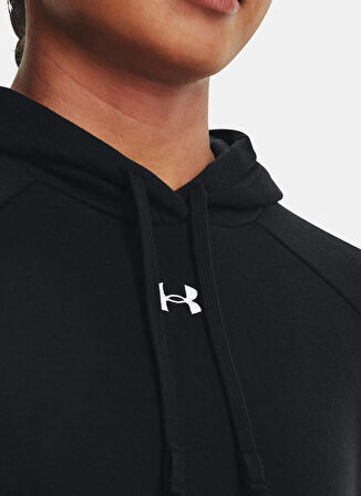 Under Armour 1379500-001-UA Rival Fleece Hoodie Siyah Kapüşon Yaka Normal Düz Kadın Sweatshırt