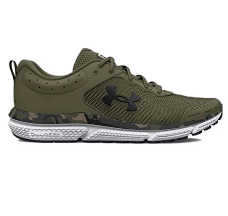 A3027036-300 Under Armour Ua Charged Assert 10 Camo Erkek Spor Ayakkabı Haki