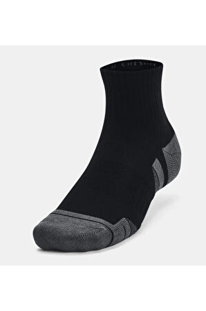 Unisex UA Performance Cotton 3’lü Paket Quarter Çorap 1379528-001