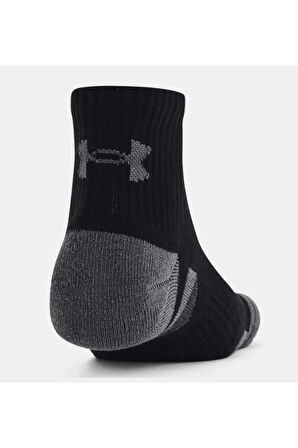 Unisex UA Performance Cotton 3’lü Paket Quarter Çorap 1379528-001