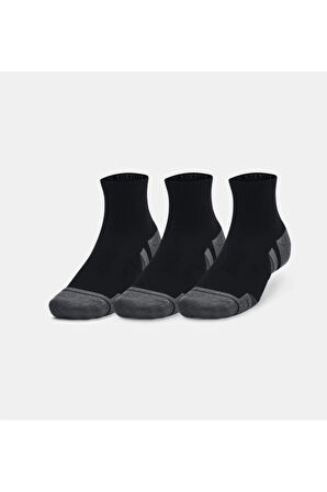 Unisex UA Performance Cotton 3’lü Paket Quarter Çorap 1379528-001