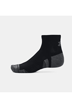 Unisex UA Performance Cotton 3’lü Paket Quarter Çorap 1379528-001