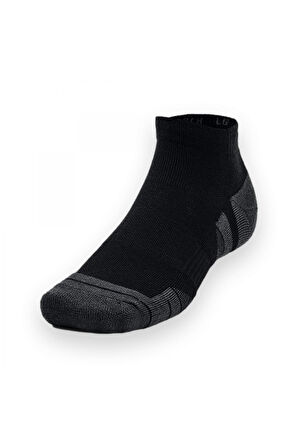 Under Armour 1379504 Ua Performance Tech 3Pk Low Çorap Siyah Unisex Çorap