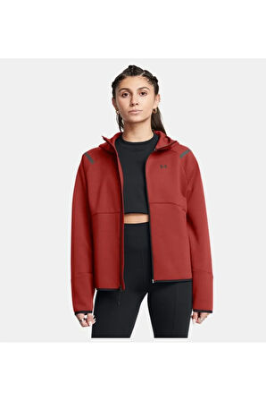 Kadın UA Unstoppable Fleece Tam Fermuarlı Sweatshirt 1379842-840