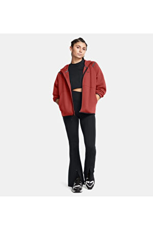 Kadın UA Unstoppable Fleece Tam Fermuarlı Sweatshirt 1379842-840