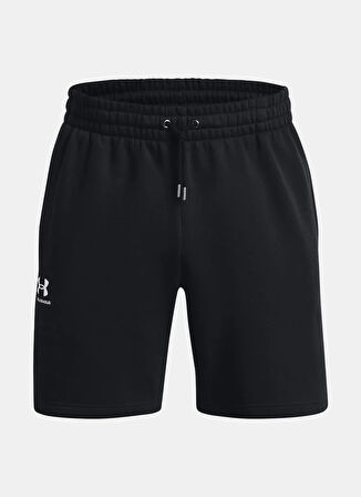Under Armour 1380377-001-UA Icon Fleece Short Siyah Lastikli Bel Normal Düz Erkek Şort
