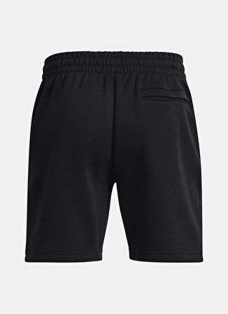 Under Armour 1380377-001-UA Icon Fleece Short Siyah Lastikli Bel Normal Düz Erkek Şort
