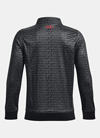 Under Armour Baskılı Erkek Çocuk Siyah Sweatshırt 1373499-005 UA Pennant 2.0 Novelty