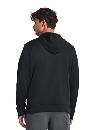 Under Armour Siyah Erkek Kapüşon Yaka Sweatshirt 1379744-001 UA Armour Fleece Graphi