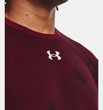 Under Armour UA Rival Fleece Printed Crew Erkek Sweatshirt