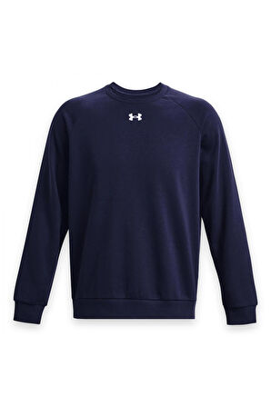 Under Armour 1379755 Rival Fleece Crew Lacivert Erkek Sweatshirt